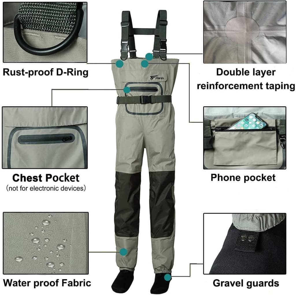 8 Fans Fly Fishing Waders review
