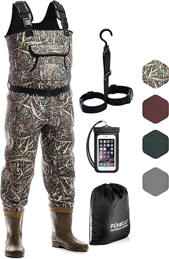 Foxelli Camo Neoprene Chest Waders review
