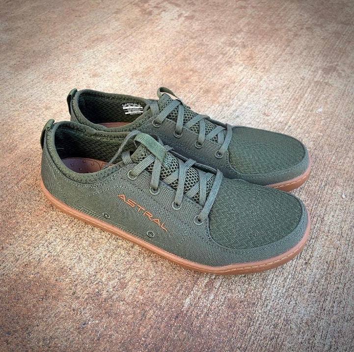This photo shows Astral  Cedar Green Water Shoes.