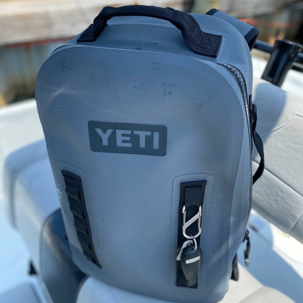 This photo shows best submersible fly fishing pack by YETI. 