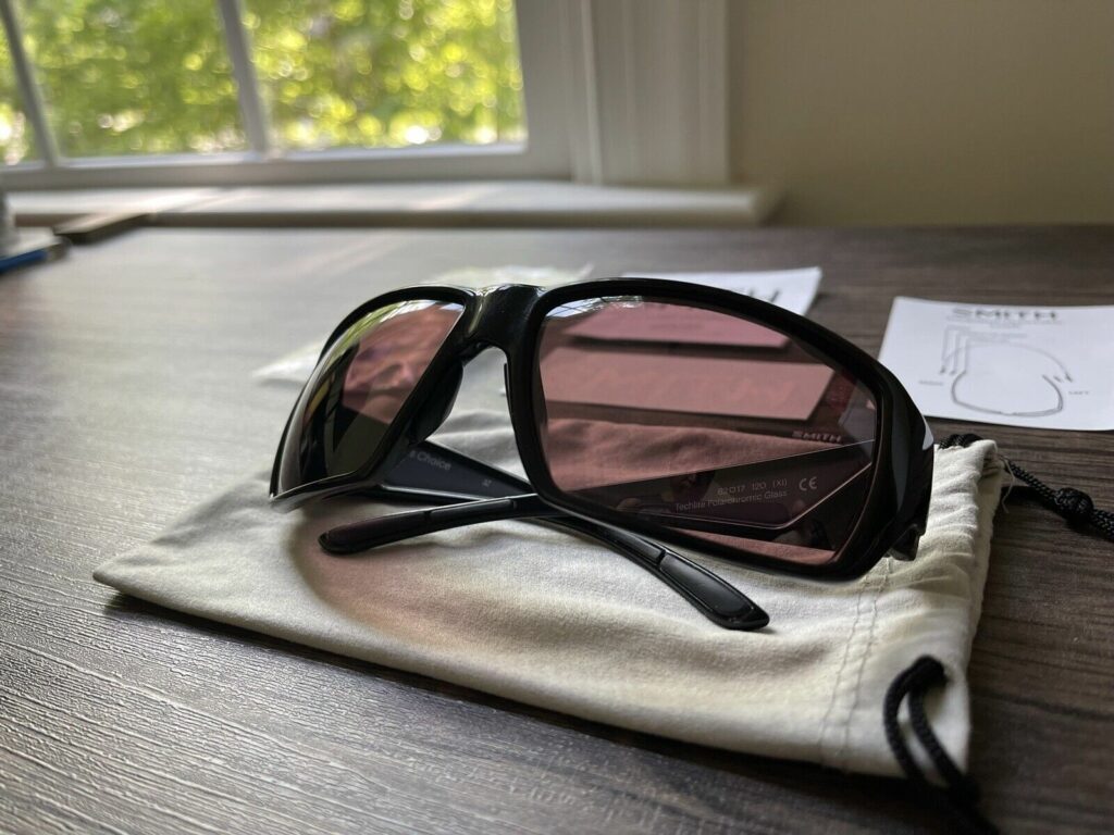 This photo shows Smith Guide's Choice Sunglasses from front.