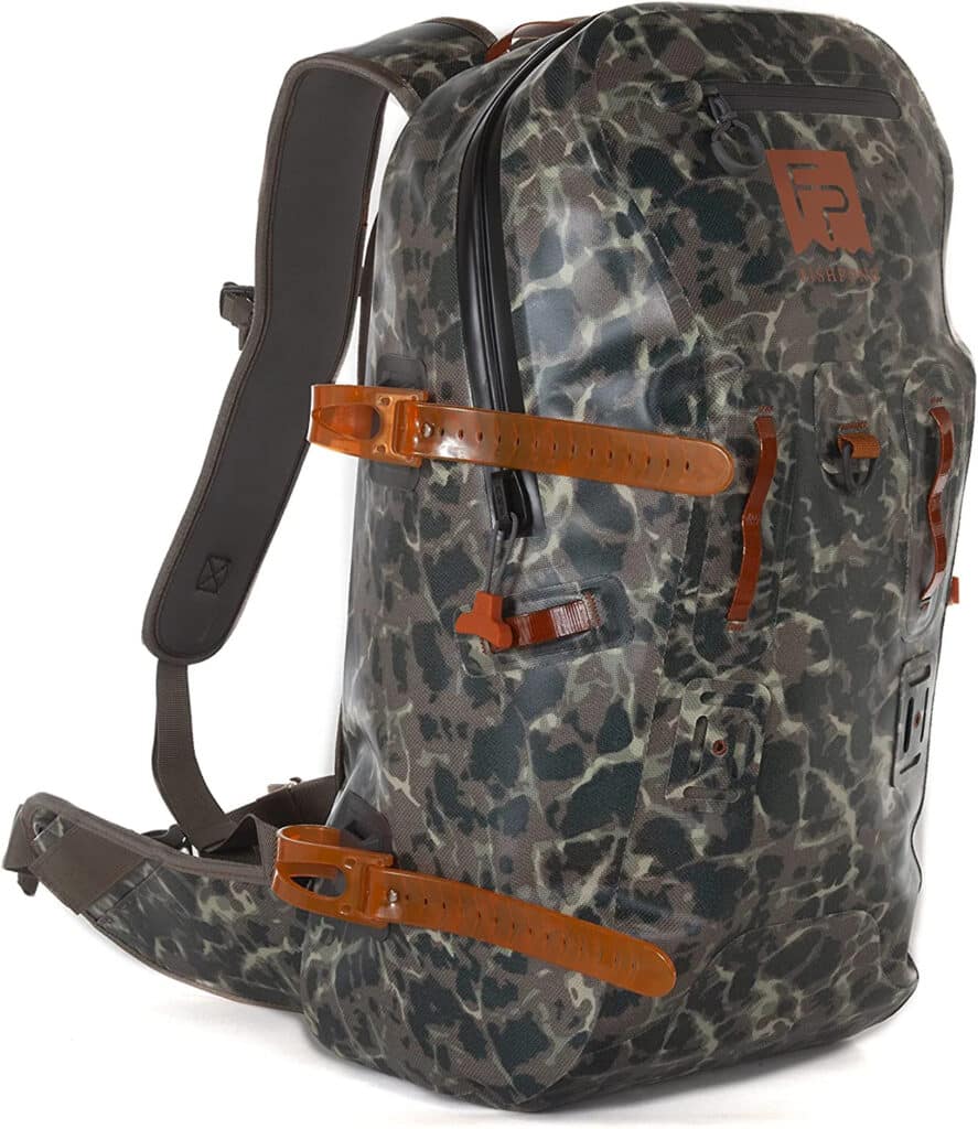 This photo show Best Fly Fishing Backpack Of All Time; Fishpond Thunderhead Submersible Backpack. 